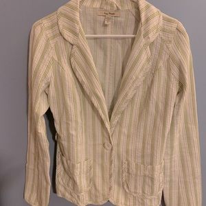 Free People seersucker blazer. Size 6.